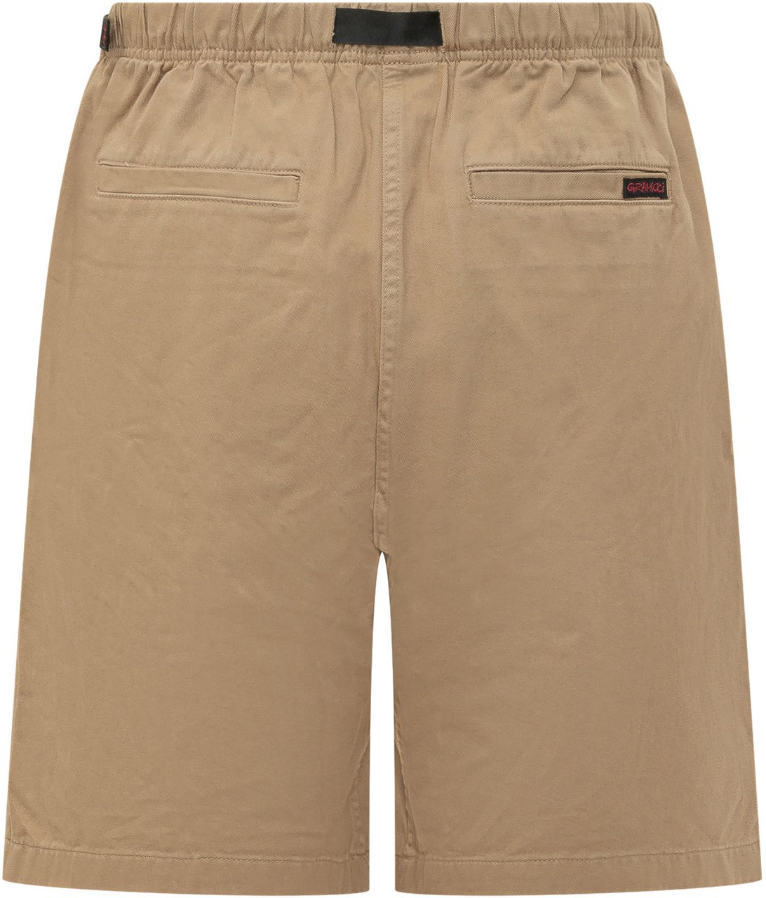 Gramicci Shorts con Vita Elasticizzata e Cintura Beige