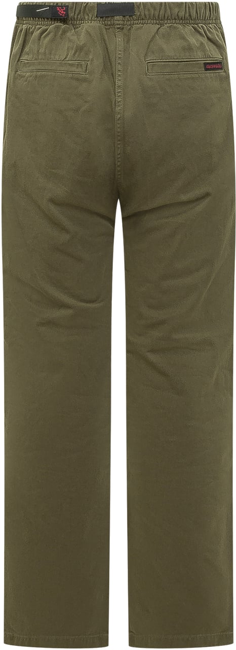 Gramicci Pantaloni con Cintura e Tasche Laterali Donkergroen