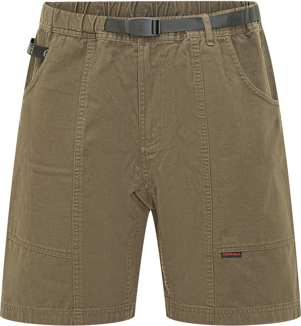 Gramicci Gadget Short con Tasche Applicate Taupe