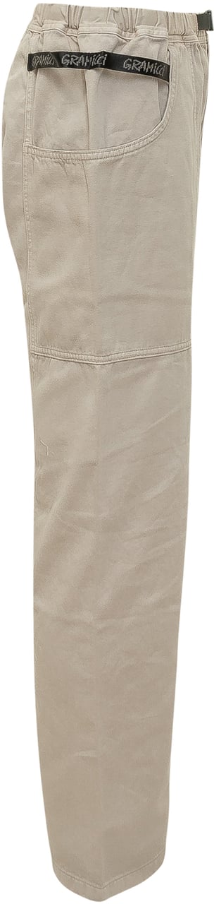 Gramicci Pantaloni Gadget con Tasche Applicate Beige