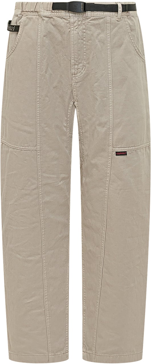 Gramicci Pantaloni Gadget con Tasche Applicate Beige