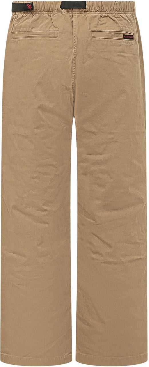 Gramicci Pantaloni con Vita Elasticizzata e Cintura Beige