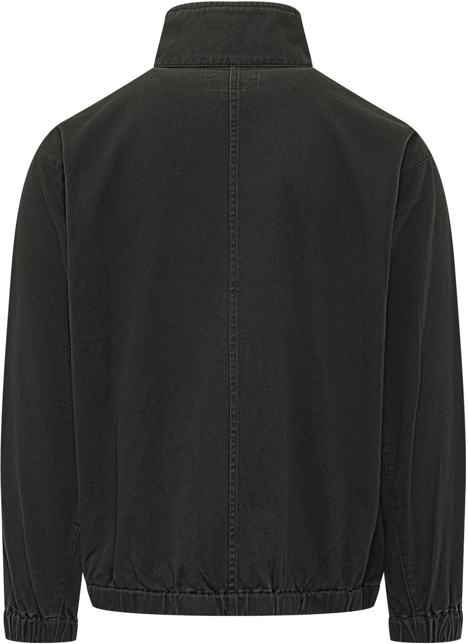 Gramicci Giacca Twill Around con Zip e Collo Alto Zwart