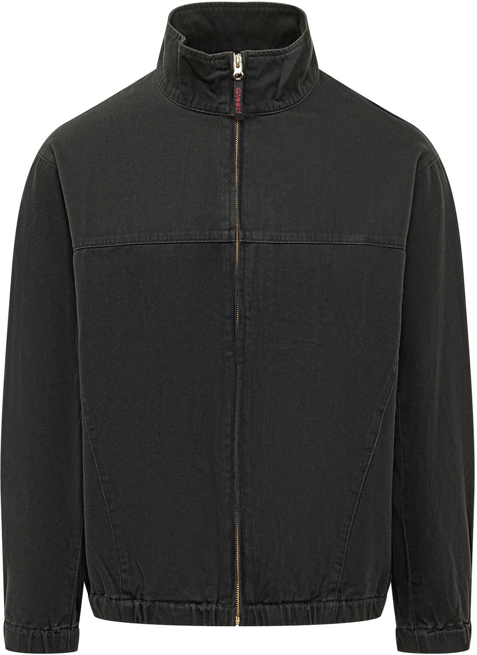 Gramicci Giacca Twill Around con Zip e Collo Alto Zwart