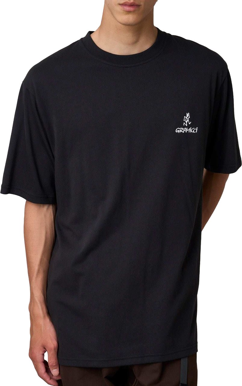 Gramicci Gramicci - One point logo tee - G4SU-T096 - Black Zwart