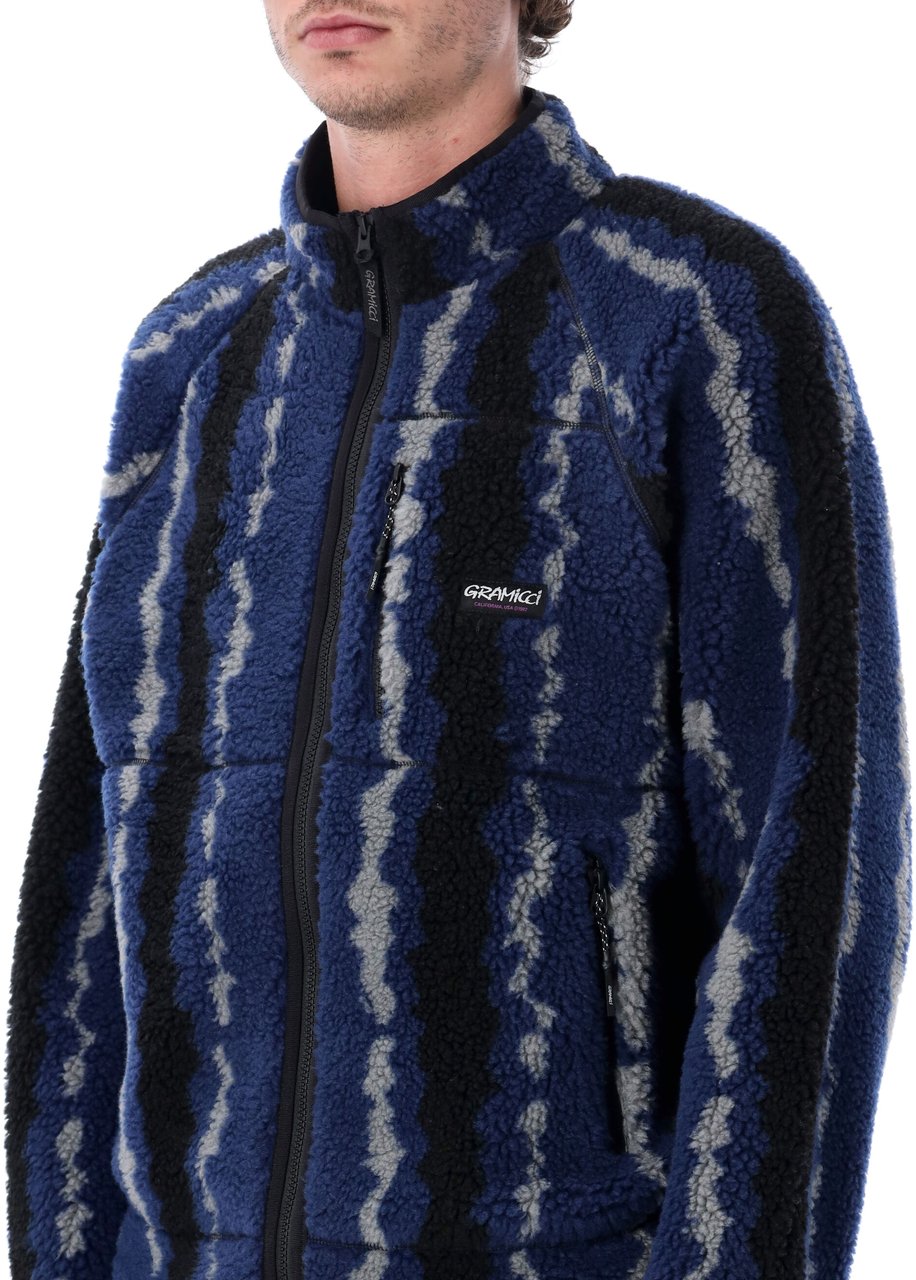 Gramicci Ripple Sherpa Jacket Blu Blauw