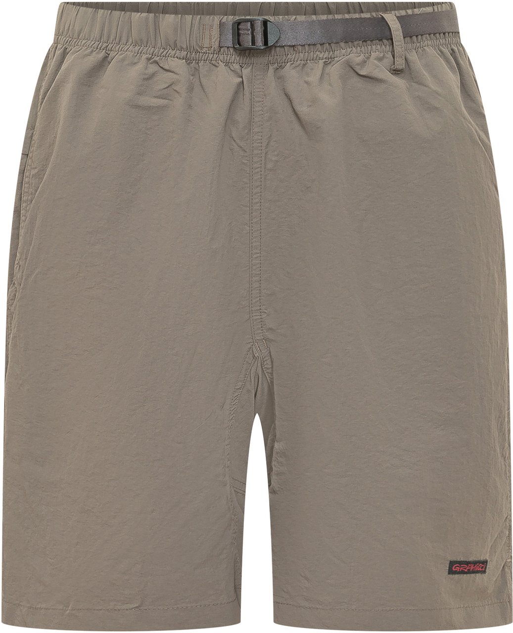 Gramicci Nylon Pack G Short con Logo Applicato Taupe
