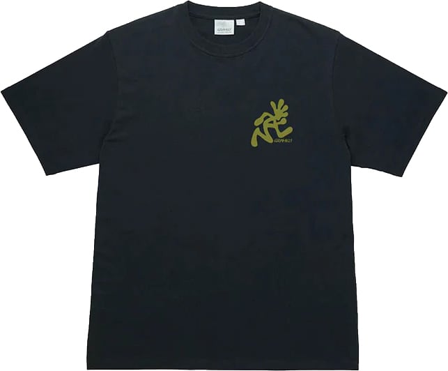 Gramicci Gramicci - Running man tee - G6SU-T107 - Vintage black Zwart