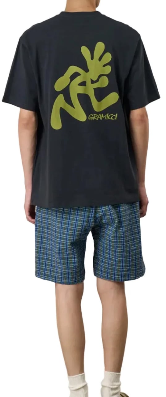 Gramicci Gramicci - Running man tee - G6SU-T107 - Vintage black Zwart