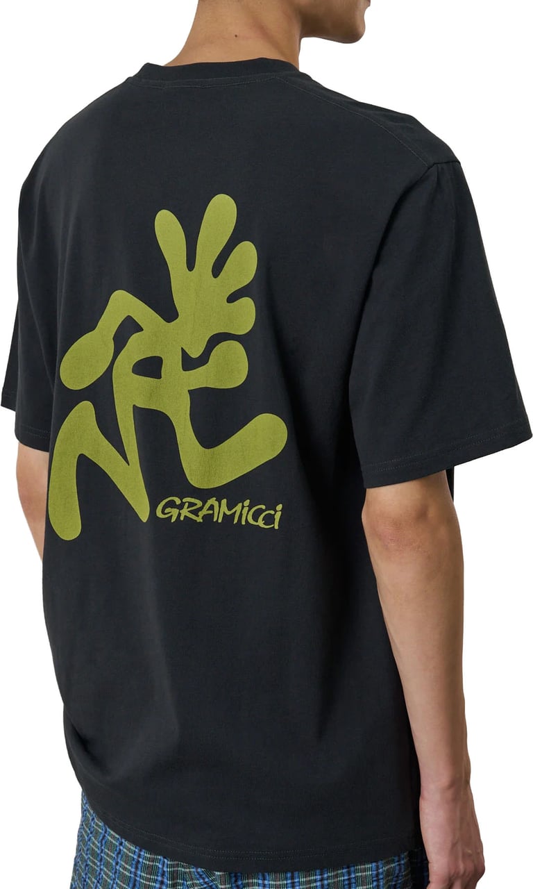Gramicci Gramicci - Running man tee - G6SU-T107 - Vintage black Zwart