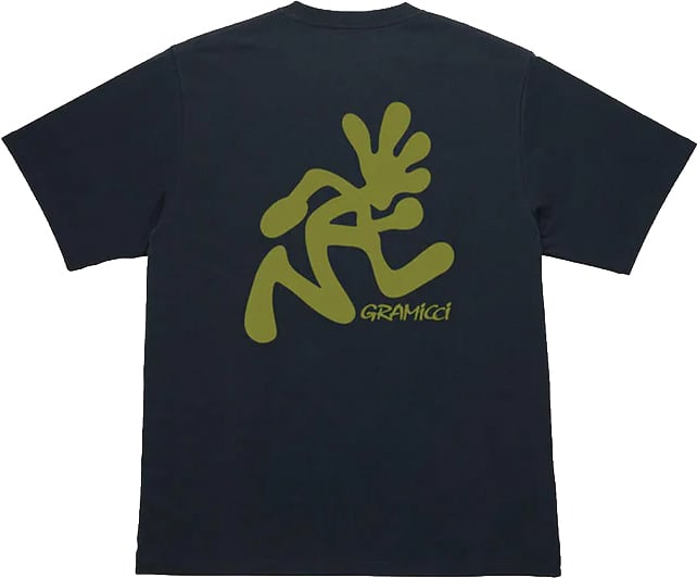 Gramicci Gramicci - Running man tee - G6SU-T107 - Vintage black Zwart