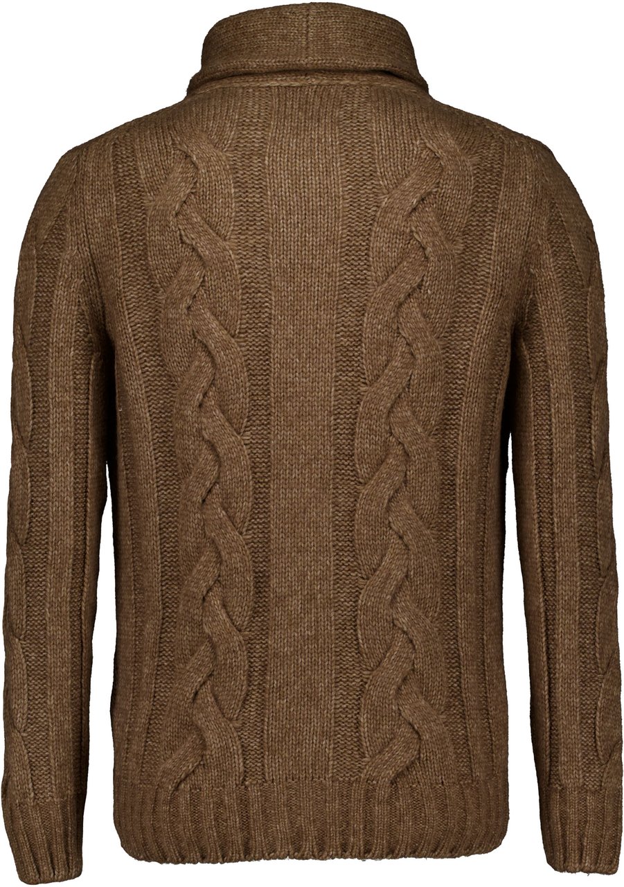 Gran Sasso Gran Sasso Vest Vesten Cognac 10189/19107 Bruin