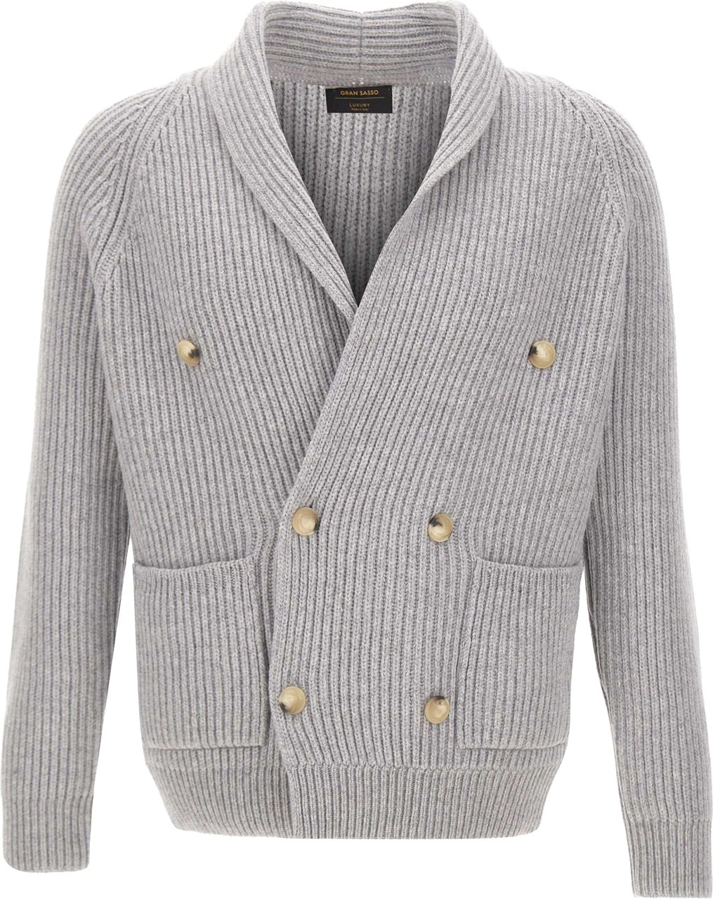 Gran Sasso Sweaters Grey Lichtgrijs