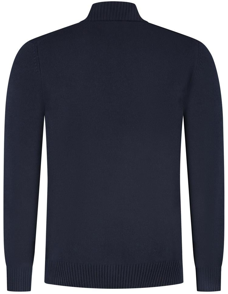 Gran Sasso Mock Zip Blauw