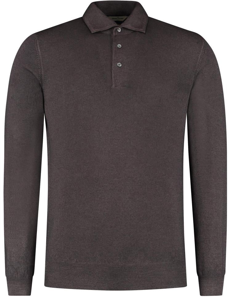 Gran Sasso Polo L/slv Bruin