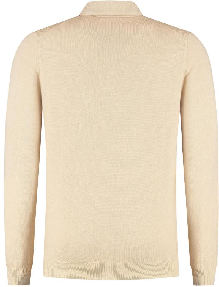 Gran Sasso Polo L/slv Beige