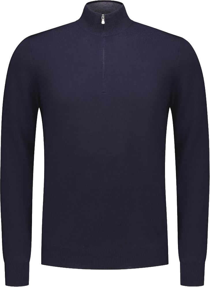 Gran Sasso Mock Zip Blauw