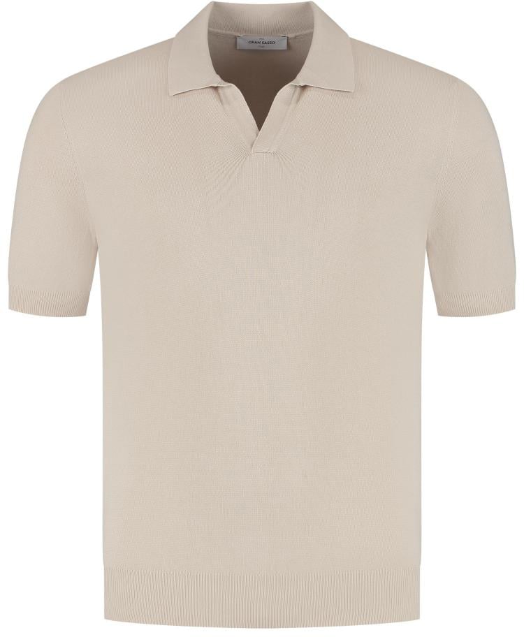 Gran Sasso Tennis S/slv Beige