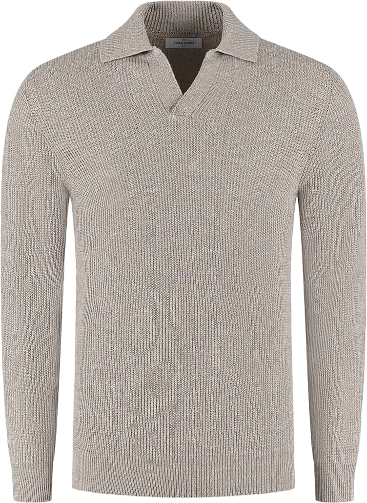 Gran Sasso Tennis L/slv Beige