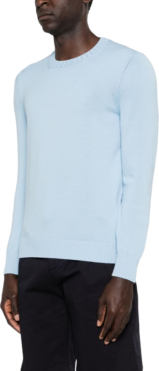 Gran Sasso Sweaters Blue Lichtblauw