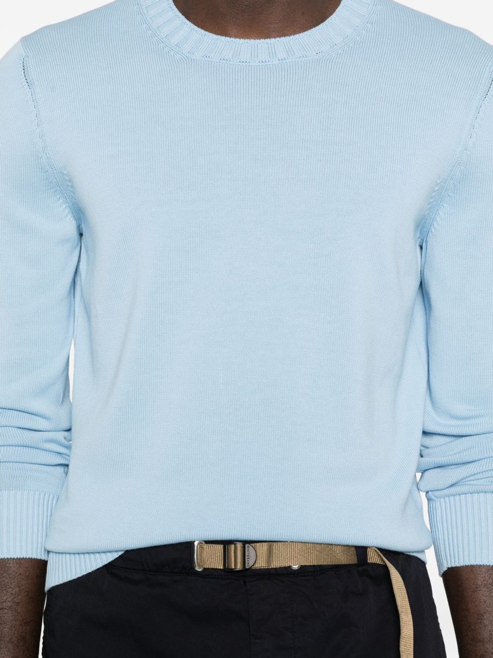 Gran Sasso Sweaters Blue Lichtblauw