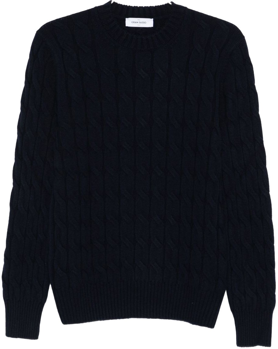 Gran Sasso Sweaters Blue Blauw
