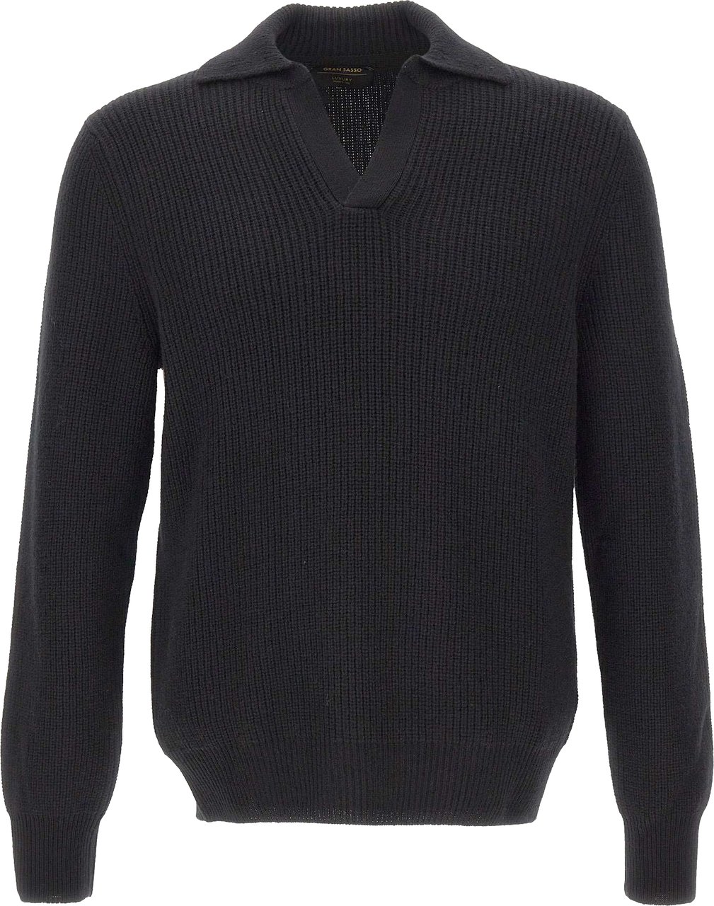 Gran Sasso T-Shirts And Polos Black Zwart