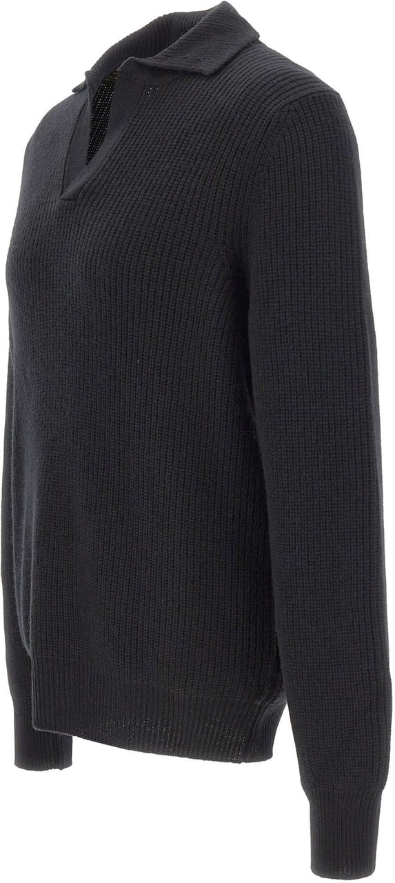Gran Sasso T-Shirts And Polos Black Zwart