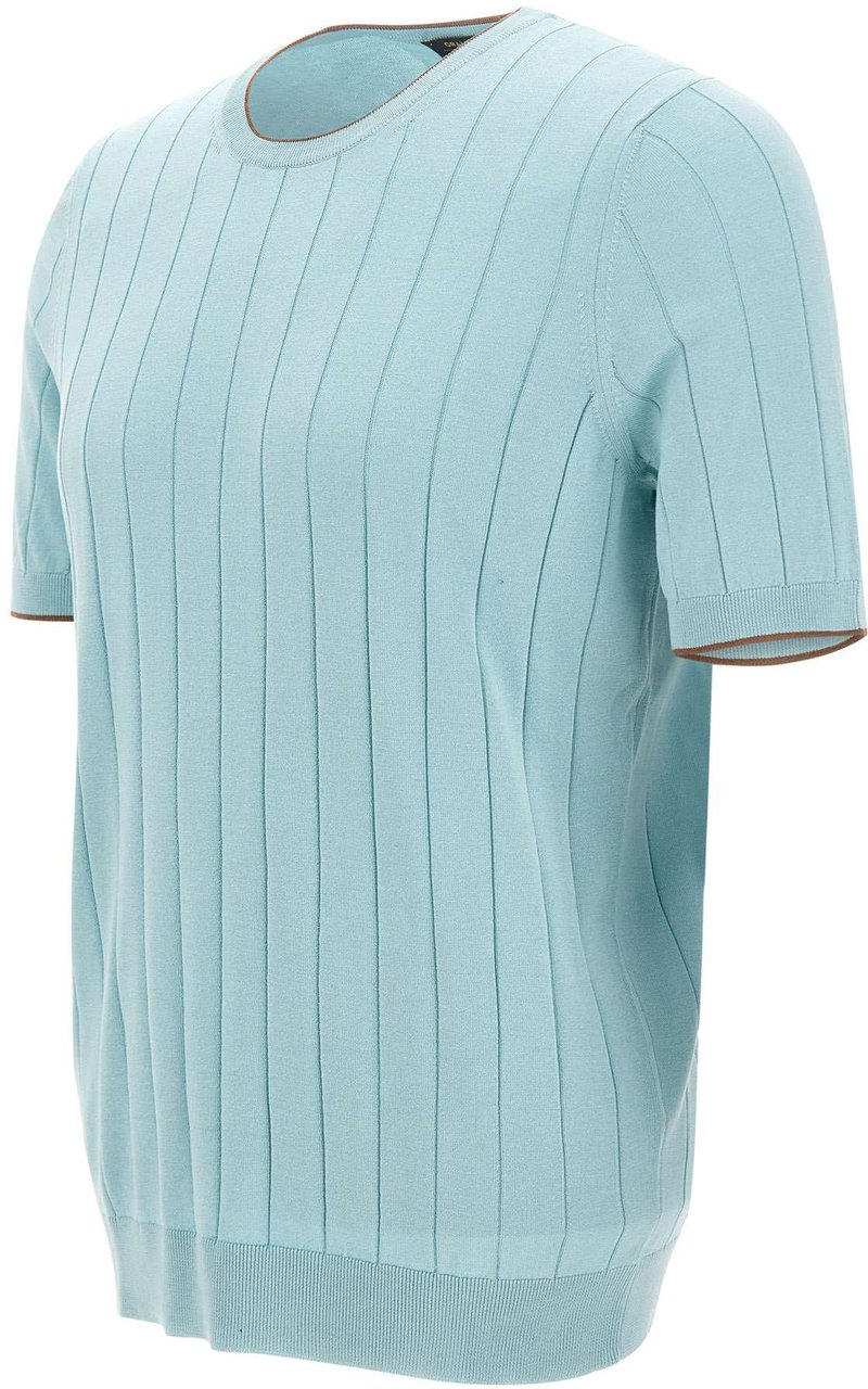 Gran Sasso Sweaters Green Lichtblauw