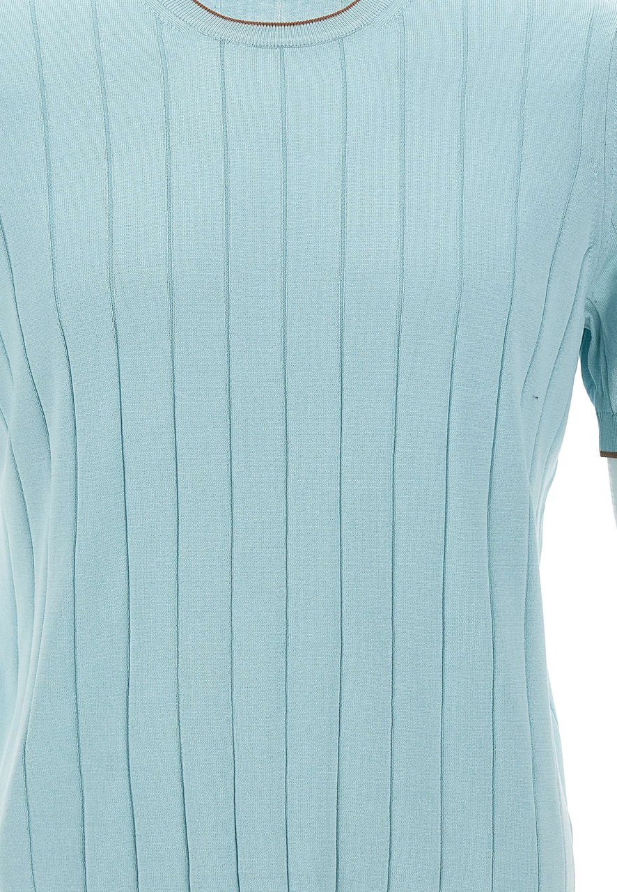 Gran Sasso Sweaters Green Lichtblauw