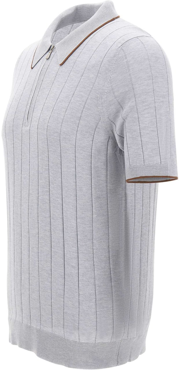 Gran Sasso T-Shirts And Polos Grey Lichtgrijs