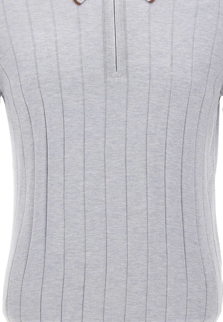 Gran Sasso T-Shirts And Polos Grey Lichtgrijs