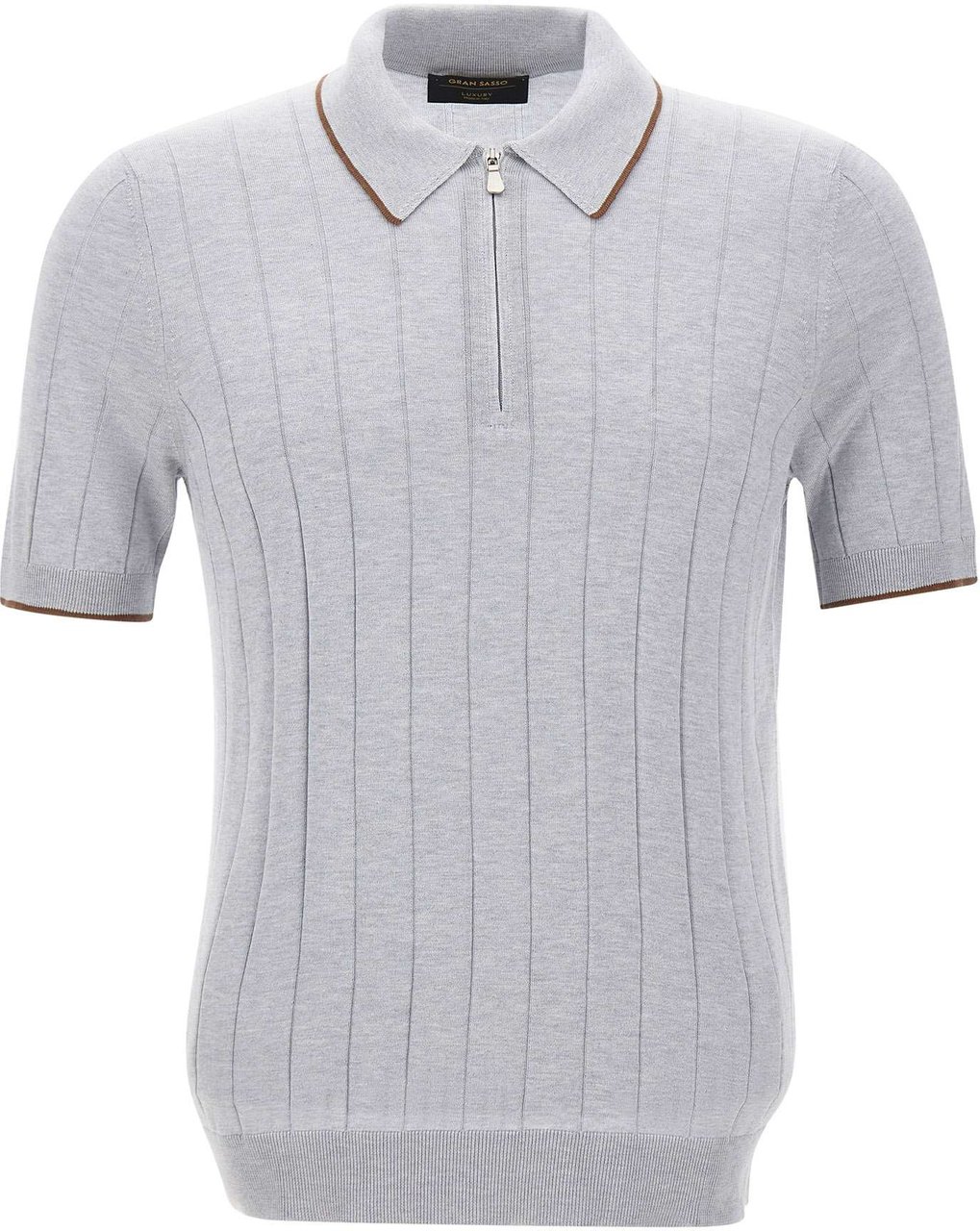 Gran Sasso T-Shirts And Polos Grey Lichtgrijs
