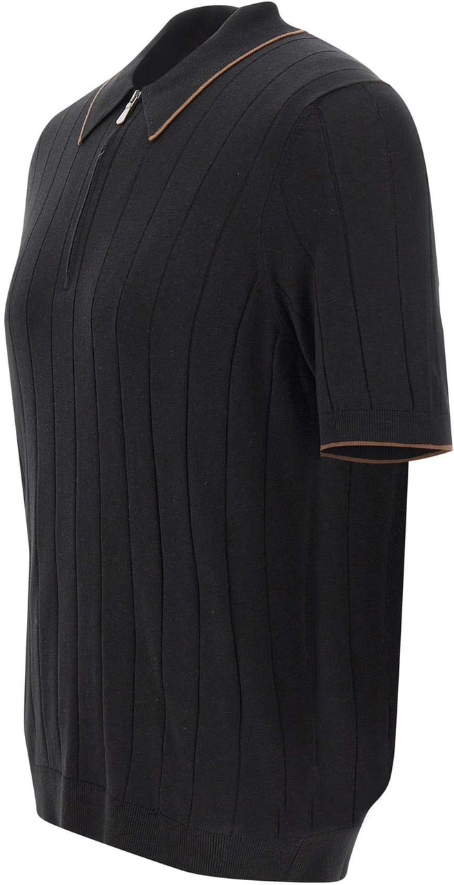 Gran Sasso T-Shirts And Polos Black Zwart