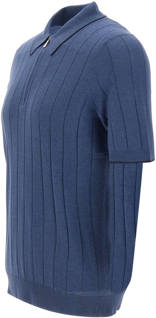 Gran Sasso T-Shirts And Polos Blue Blauw