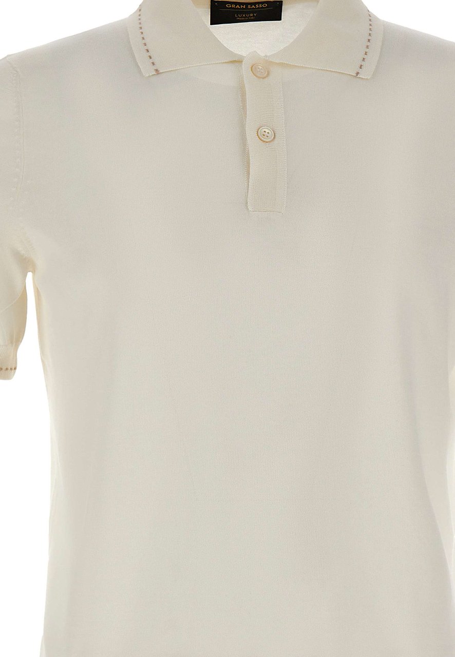 Gran Sasso T-Shirts And Polos White Wit