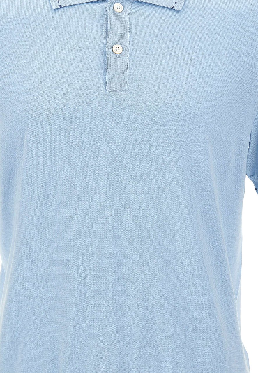 Gran Sasso T-Shirts And Polos Light Blue Lichtblauw
