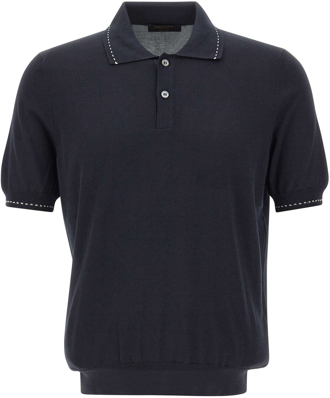 Gran Sasso T-Shirts And Polos Black Zwart