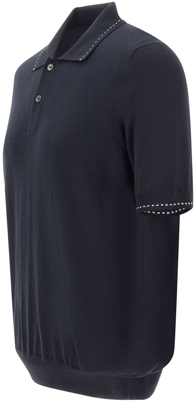 Gran Sasso T-Shirts And Polos Black Zwart