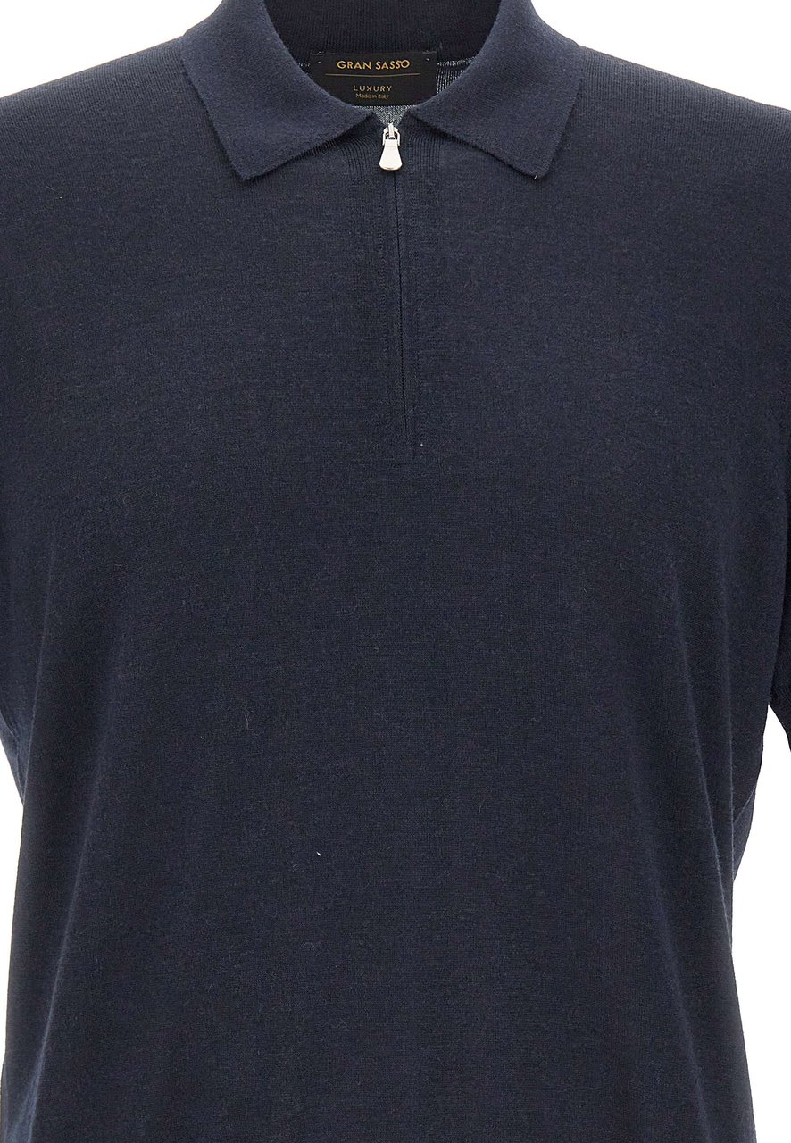 Gran Sasso T-Shirts And Polos Blue Navy