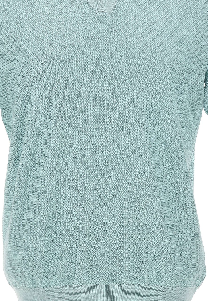 Gran Sasso T-Shirts And Polos Light Blue Lichtblauw