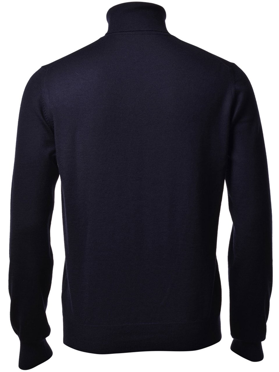 Gran Sasso Refined Turtleneck Sweater In 100% Wool Zwart