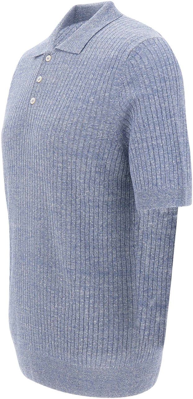 Gran Sasso T-Shirts And Polos Light Blue Lichtblauw