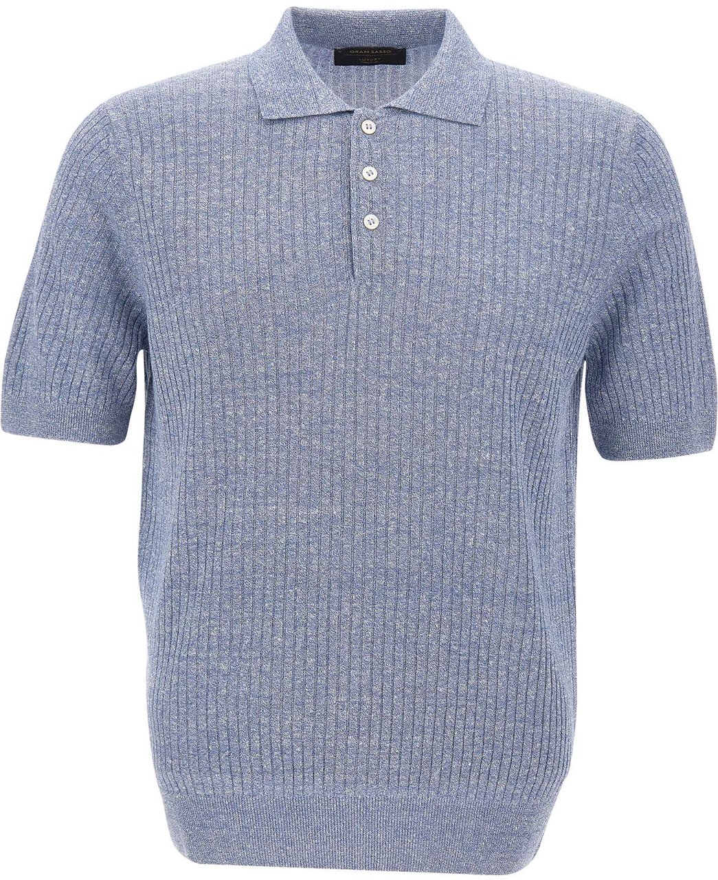 Gran Sasso T-Shirts And Polos Light Blue Lichtblauw