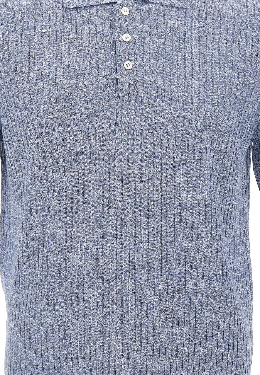 Gran Sasso T-Shirts And Polos Light Blue Lichtblauw
