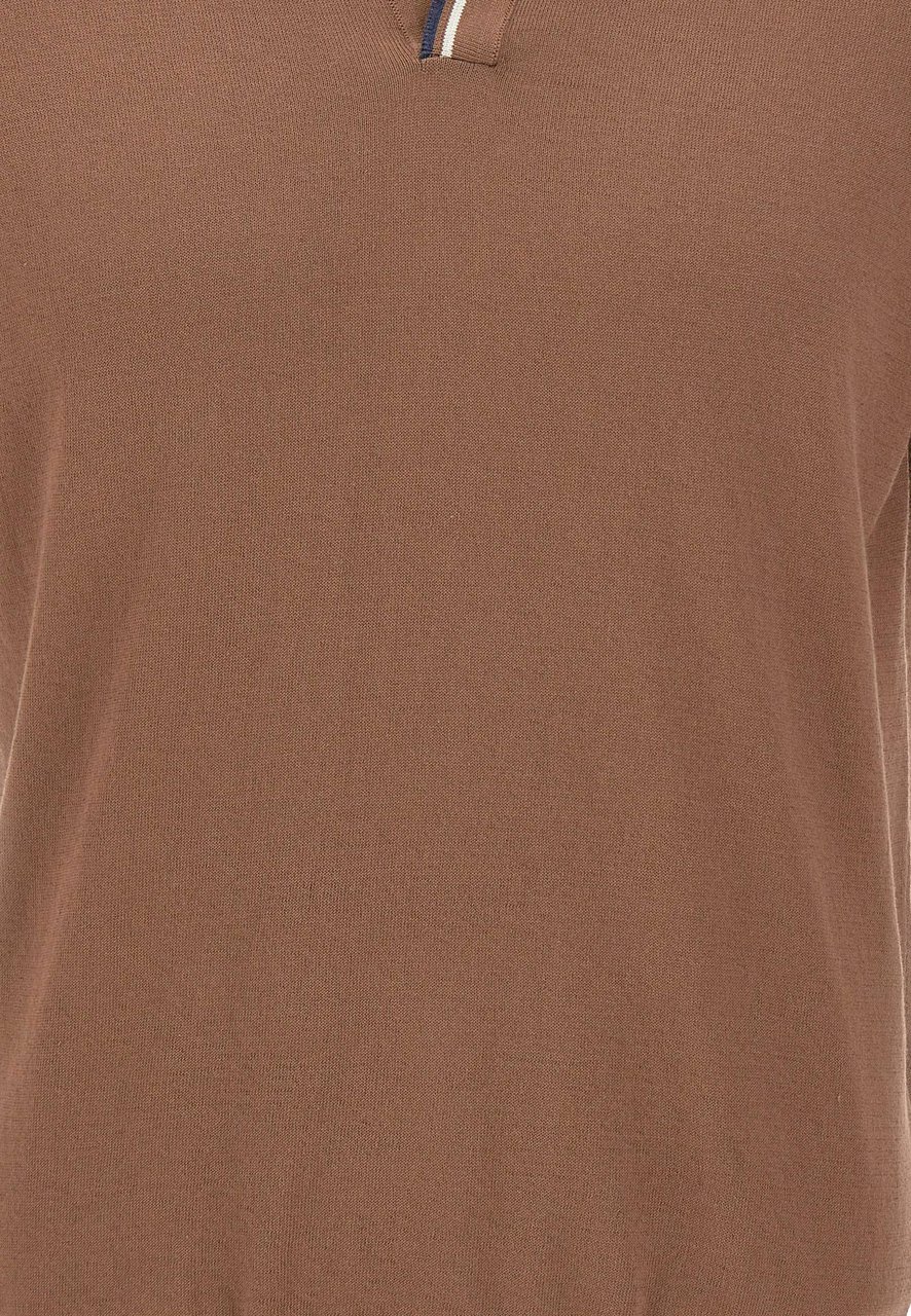 Gran Sasso T-Shirts And Polos Brown Beige