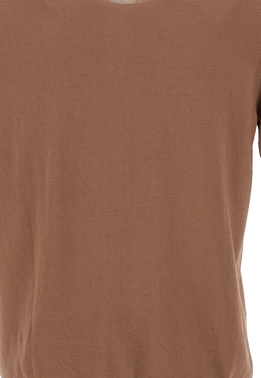 Gran Sasso T-Shirts And Polos Brown Beige