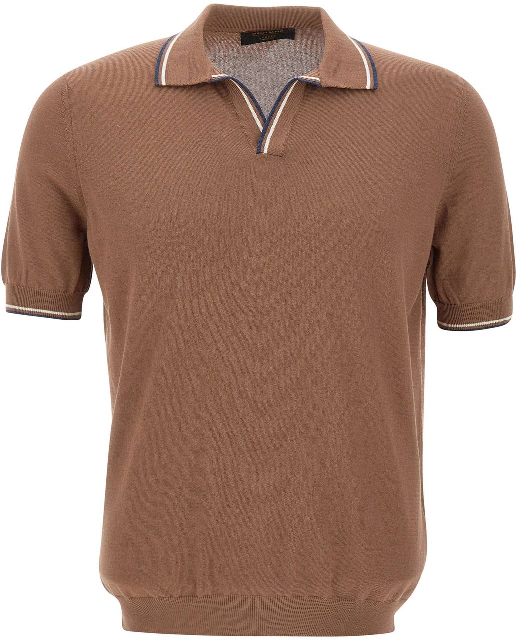 Gran Sasso T-Shirts And Polos Brown Beige