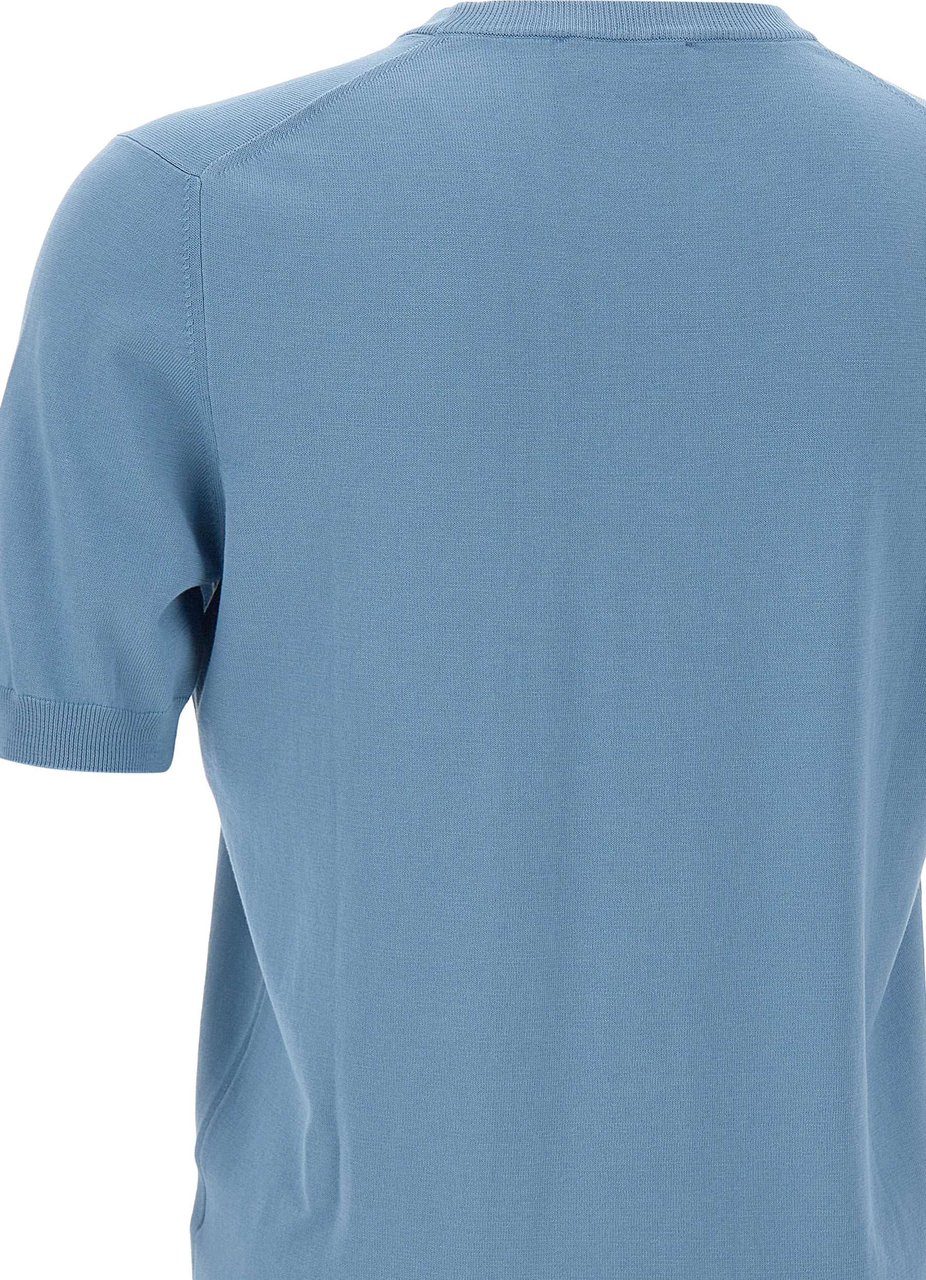 Gran Sasso Sweaters Blue Lichtblauw