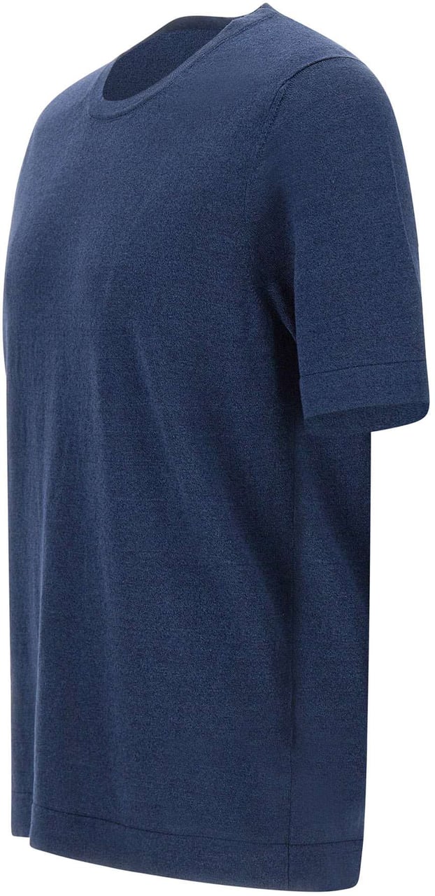 Gran Sasso T-Shirts And Polos Blue Blauw